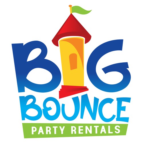 Logo design for Big Bounce Party Rentals. 