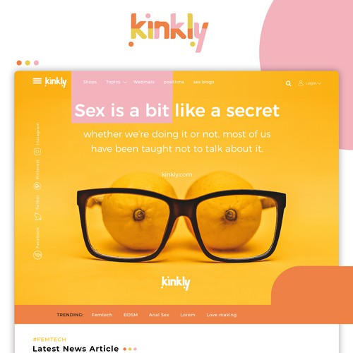 Fun, Creative Redesign of Sex Education Website