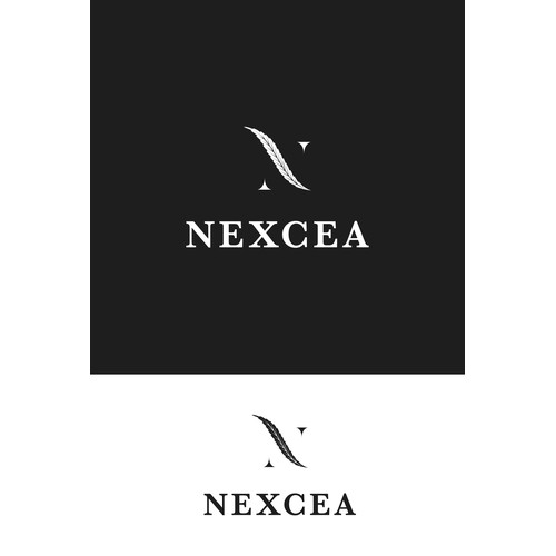 Nexcea logo design 