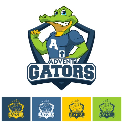Mascot design for Advent Gators