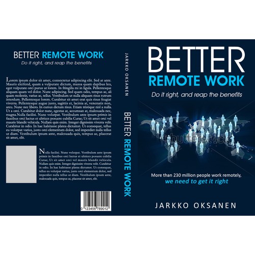 Book cover for a business book - Better Remote Work