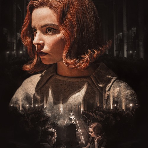 Queen' Gambit Poster design Fanart