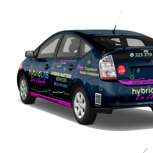 hybridLAB Car wrap