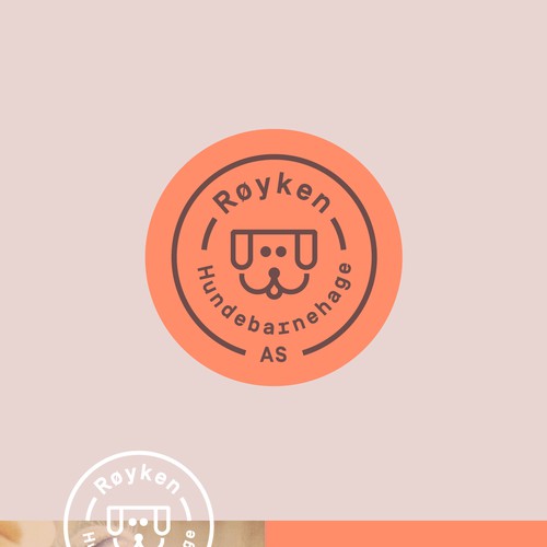 Logo for dog kindergarten.