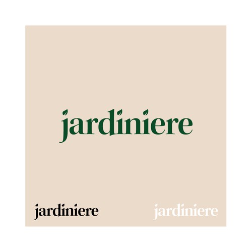 Jardiniere Logo Design Concept