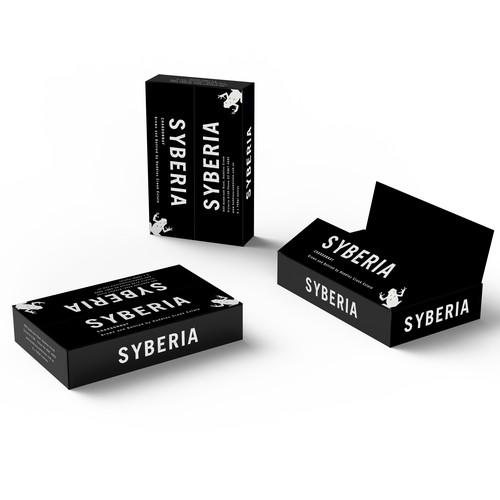 Packaging design for the 6-pack box of the wine 'SYBERIA' (Australia)
