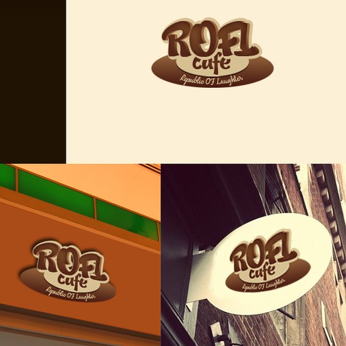 logo for ROFL CAFE