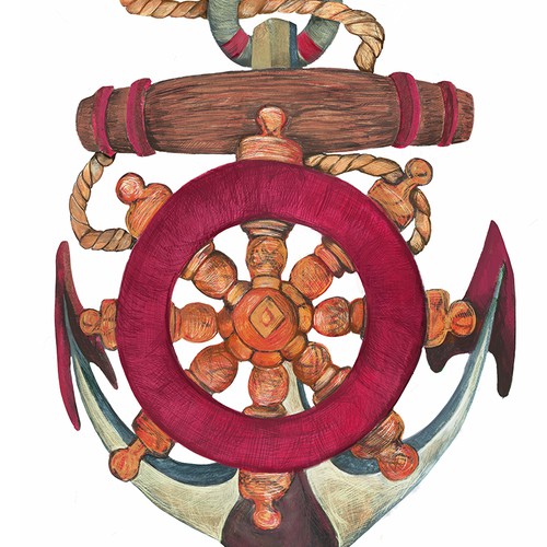 Handmade Nautical Illustration