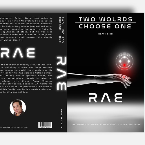 Design concept for science fiction book cover