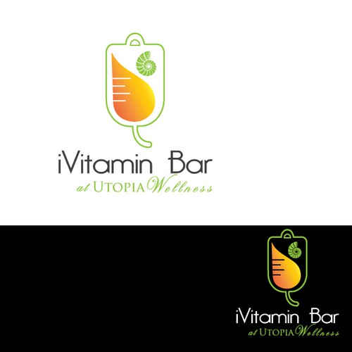 Modern logo  for iVItamin bar 