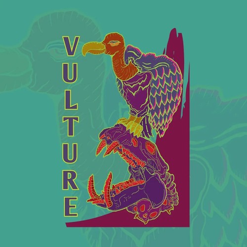 Vulture Engraving Artwork