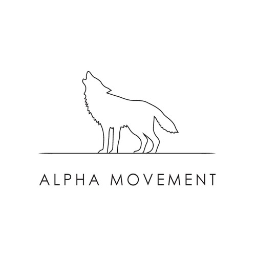 Logo meant to give off the element of strength for Alpha Movement