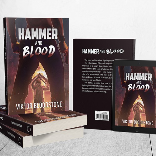 Cover for "Hammer and Blood" by Viktor Bloodstone