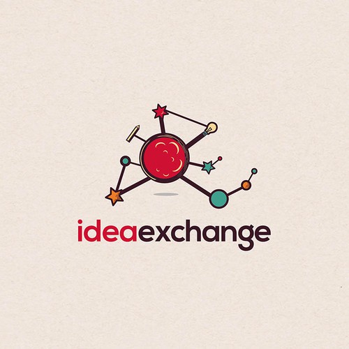 Logo creation internal innovation initiative called IdeaExchange for national construction firm