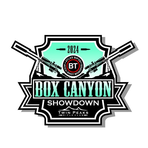 Bold logo concept for Box Canyon Showdown 2024