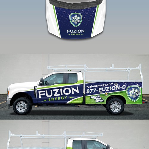 Fuzion Energy truck Wrap