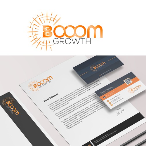 Subtle design for Booom , financial advisor