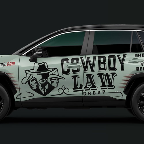 Wrap design for criminal defense firm 