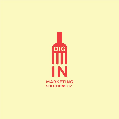 Fork logo for Dig In Marketing Solutions LLC
