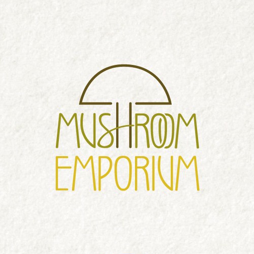 Logo concept for gourmet mushrooms company