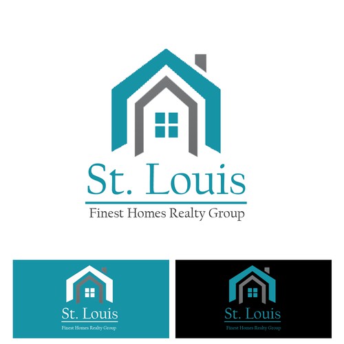 Create a logo for a dynamic Real Estate Group