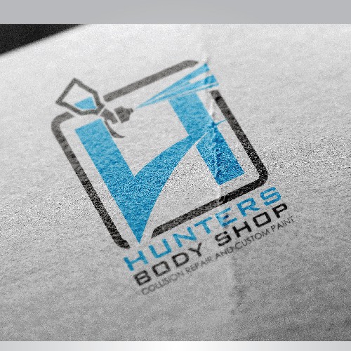 logo concept for painting shop