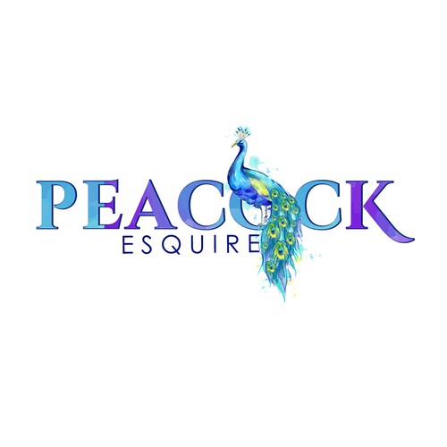 Peacock Esquire Logo Design