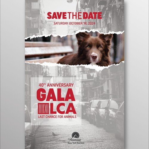 Gala Save the Date Invitation