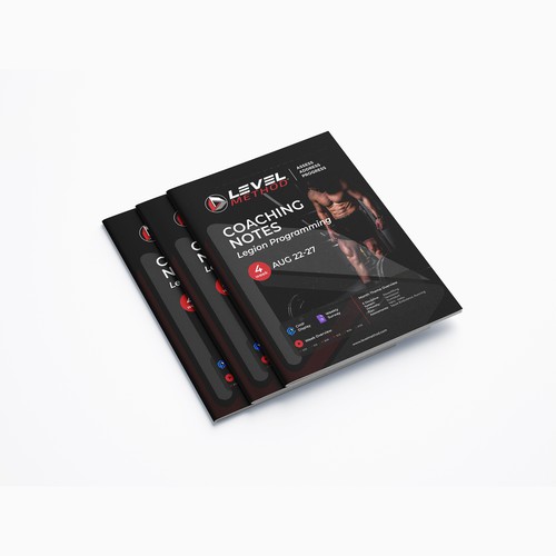 Fitness booklet design