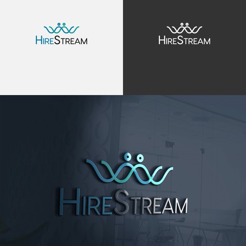 modern look foe Hirestream logo