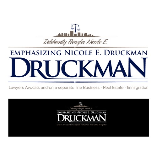 Help Delehanty Rinzler Druckman with a new logo