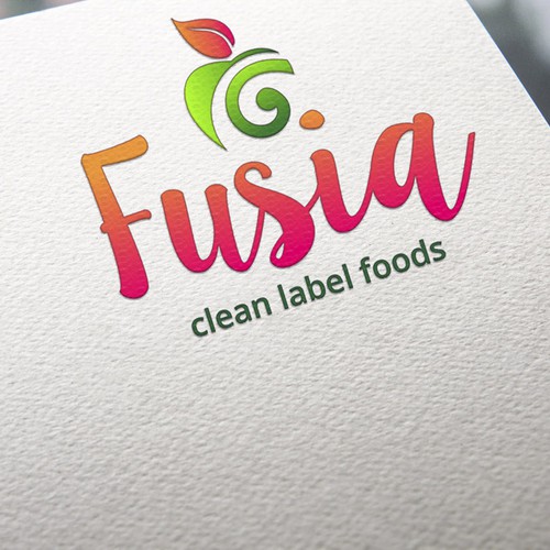Fusia logo design