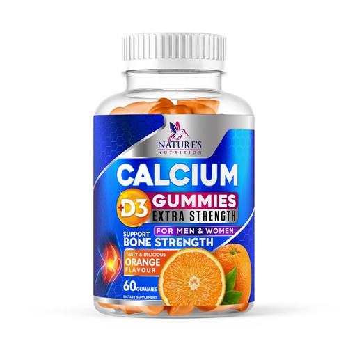 NATURE'S NUTRITION CALCIUM D3 GUMMIES 