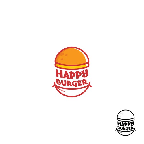 Happy Burger Logo