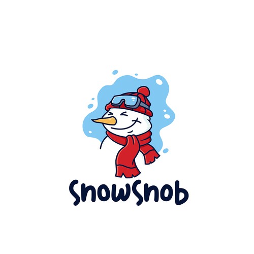 Cute Snowman Logo