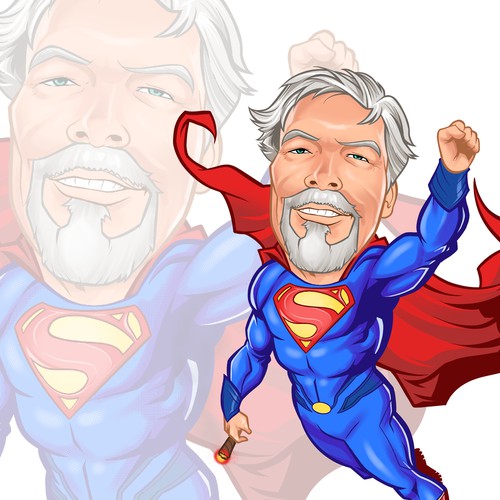 Superman Caricature
