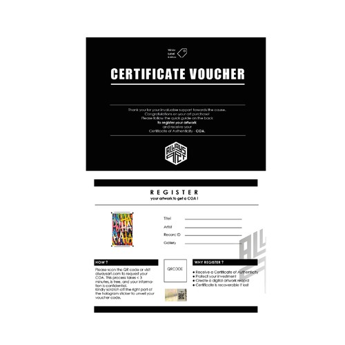 certificate voucher