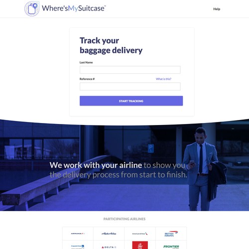UX Design for travel site // Where's My Suitcase