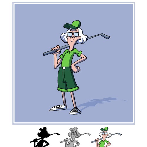 Character design for Golf School