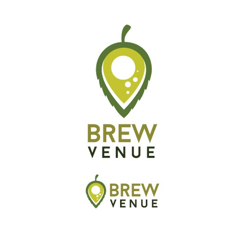 Create a captivating logo for BrewVenue - Combine hops w/ event space!