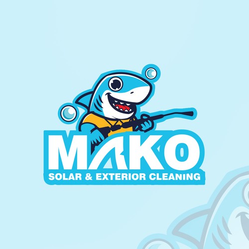 Solar panel cleaning logo