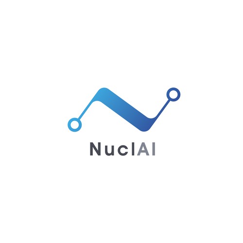 NuclAI logo - N letter Logo