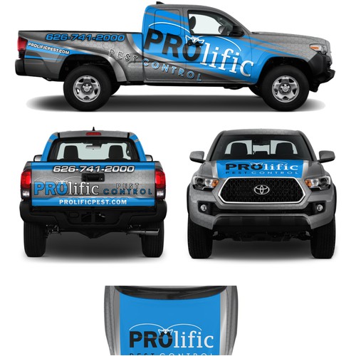 Prolific Pest Control wrap design 