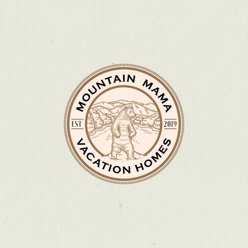 rustic and classic logo design for rent vacation homes in Harpers Ferry, WV