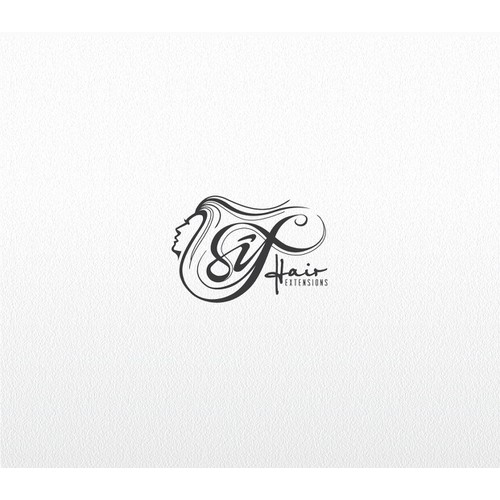 logo design for beauty (hair extensions) product