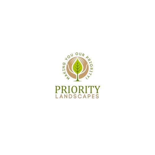 Logo concept for Priority Landscape