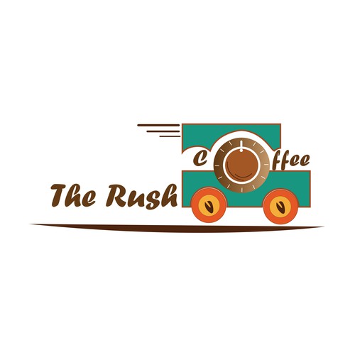 Logo concept for "mobile coffee truck"