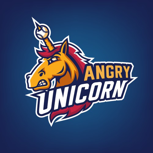 Angry unicorn logo