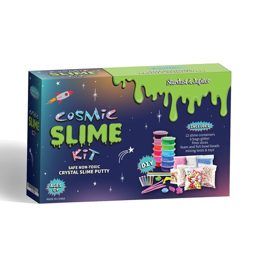 DIY Cosmic Slime Kit for Kids