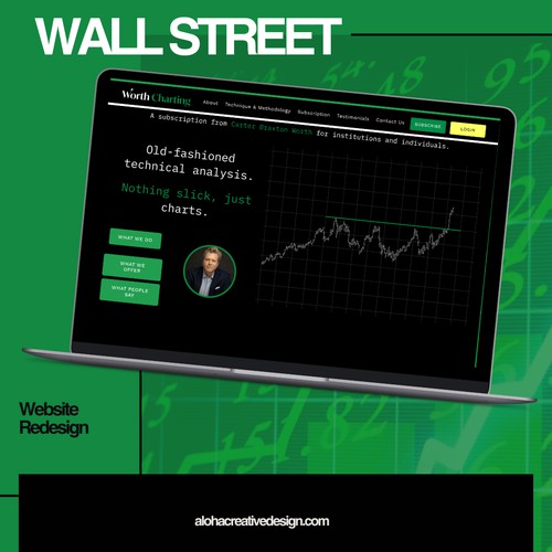 Worth Charting | Website Redesign
